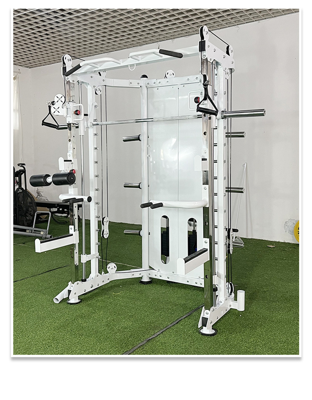 Multifunctional All-in-One Trainer Smith Machine Squat Rack