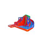 Children Fun Park Inflatable Giraffe Animals Slide For Rentals