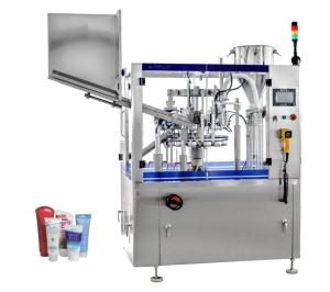 China Soft Tube Filling Sealing Machine 2000BPH For Cream Ointment Shampoo factory