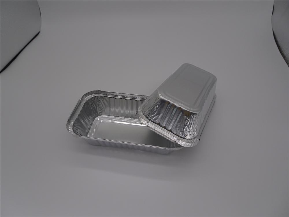 Takeout food containers lunch box salad meal storage box with lid food packaging foil aluminium butter packaging