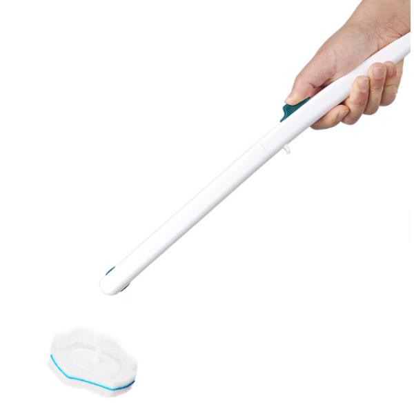 White Replaceable Head Innovative Design Toilet Brush High-End Designed For Bathrooms