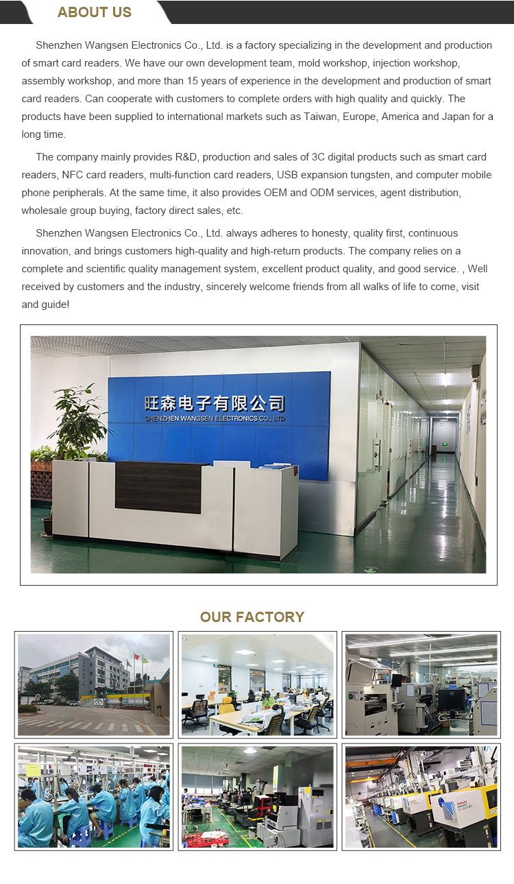 SENONE OEM Hot Selling Multi Card Reader Sim ATM Credit Emv Level 1 Usb Contact IC Chip CAC Card Reader