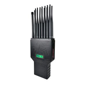 China 16 Antennas UMTS 16W Cell Phone Signal Blocker GPS Lojack WiFi 2.4G 5.8g factory