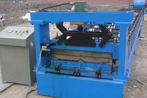 China Two Layers Rib Wall Roof Panel Roll Forming Machine / Water Proof Color Steel Tiles Roll Former factory