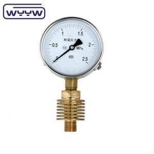 China 100mm High Temperature Pressure Gauge Stainless Steel Material factory