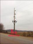 138KV underground to overhead transmission structures