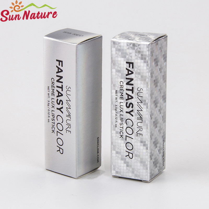 Custom Logo Paper Cardboard Boxes Lipstick Packaging Boxes Embossing / Stamping