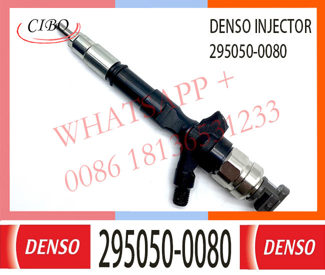 295050-0080 Neutral Common Rail Diesel Fuel Injector For TOYOTA 23670-30390