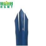 Steel 3.6m High W Section Palisade Fence Powder Coated Pvc Coating