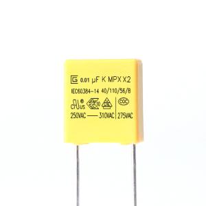 China Self Healing 103K 275VAC Capacitor 0.01 UF For Suppresses Electromagnetic Interference factory