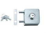 Two Door Double Sliding Glass Door Safety Lock With Knob For Square Door