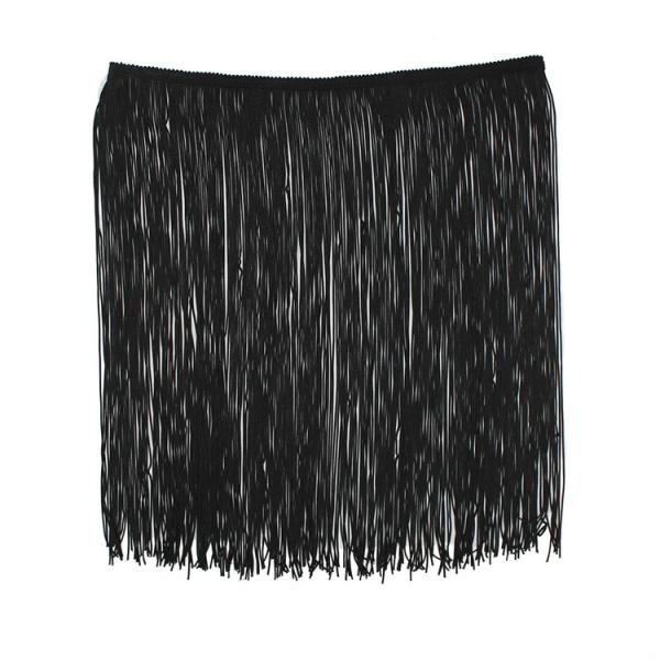 China Bag Black 42mm Hawaiian Tassel Fringe Trim factory