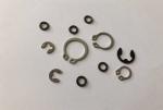 Spring Steel Circlip Snap Ring Standard Shock Absorber Car Parts 5MM 65Mn