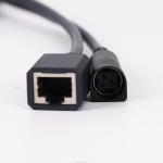 Flexible D SUB Cables DB9 Pin Female To RJ45 And 3 Pin DIN Jack Extension Cable
