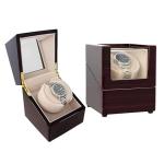 High quality brown wooden display boxes cheap automatic watch winder with