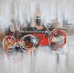 China Colorful Modern Art Paintings On Canvas , Contemporary Canvas Wall Art factory
