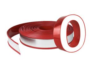 China Trim Cap Led Illuminated Street Channel Letter Sign Red Steel Rubber Signs factory