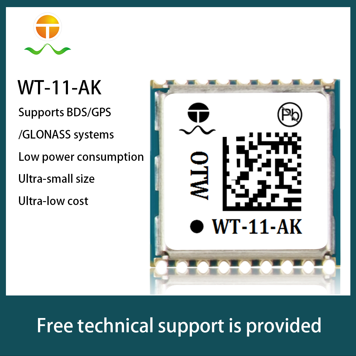 OTW GNSS Module 32 Channels GPS Module GLONASS BDS 10Hz Update