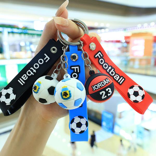 Football Keychains Accessories Cute Kawaii Key Chain Non-Toxic for Kids Boys Girls Women