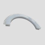 Customized Industrial For Sewage Products Nylon Half Round Semicircle Brush