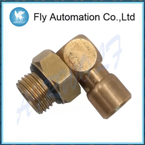 EISELE G1/8 tube OD6 Angled threaded M4.5*9.5 VT2686-0204 Pneumatic Two-Touch Fitting