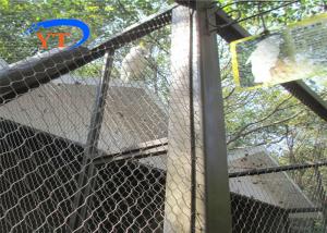 China 2.0mm Stainless Steel Rope Mesh Flexible Protection Safety Net Balustrade Cable Webnet factory