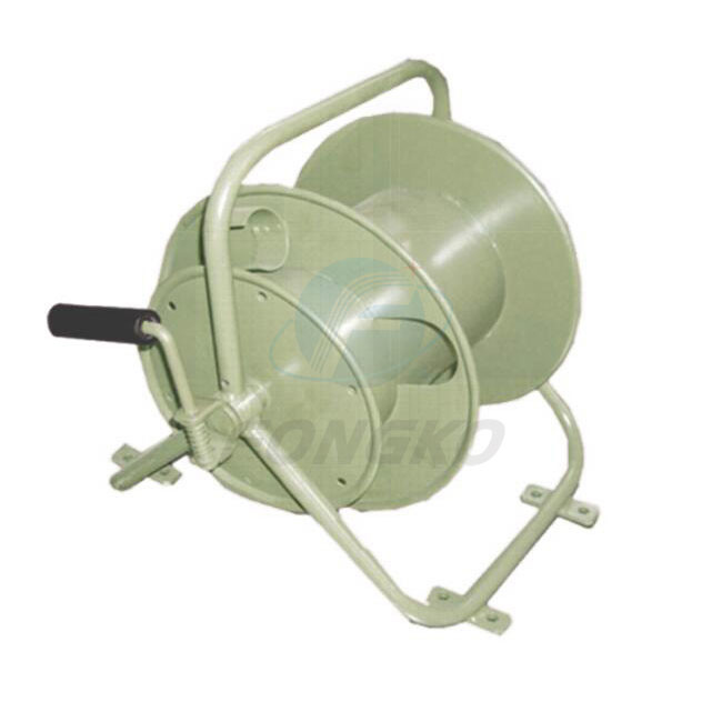 Portable Electrical Wire Cable Reel Cart 30m For Fiber Optical