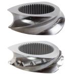 Macross 46 Twin Screw Extruder Screw Segments For Petrochemical Factory