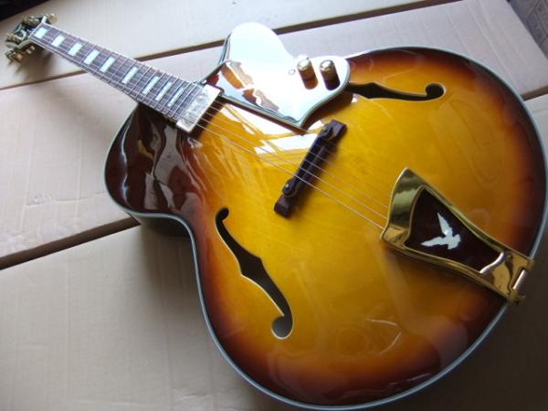 Wholesale New Rare Jazz Electric Guitar L-5 Model With Flower Pickuguard and