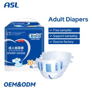 China Wholesale Disposable Adult Diapers For Elderly Women And Men factory