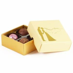 China China factory 4pcs chocolate paper color box Luxurious cardboard chocolate box factory