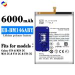 6000mAh EB-BM146ABY Battery For Galaxy F54 M54 5G M34 5G F14 5G F34 5G Mobile