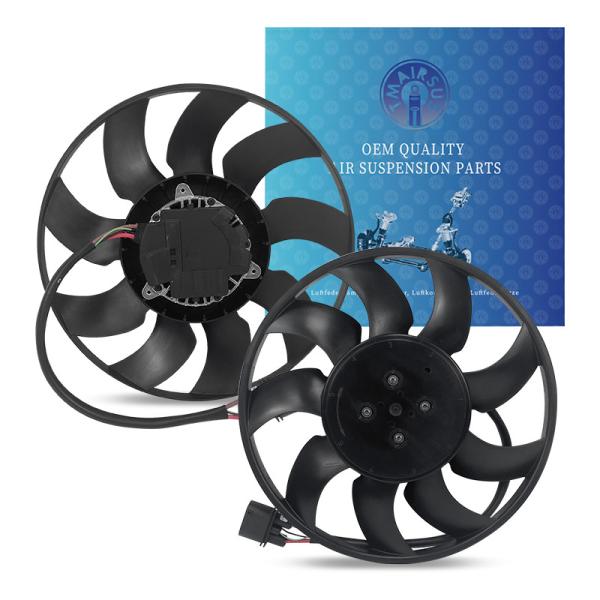 600W PORSCHE Cayenne Car Cooling Fan Assembly Engine Radiating System Parts