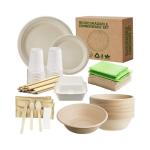 Biodegradables Disposable Biodegradable Bagasse Sugarcane Paper Plates And Cups
