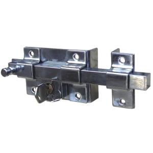 China Zinc Alloy Square Door Lever Lock For Outer Door Normal Or Cross Keys factory