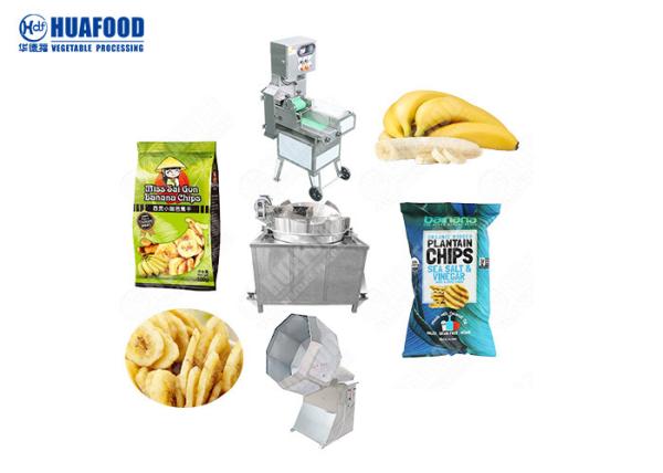 Semi Automatic Plant 30kg 50kg 80kg 100kg Small Scale Plantain Chips Production