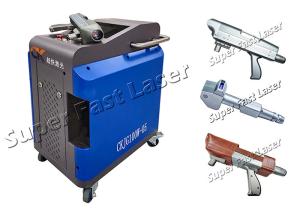 China Tire Molding Laser Cleaning System Portable Laser Descaling Machine 1.5mJ factory