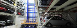 China PJS Two Post Parking Lift Automated Car Parking System Increase Parking Capacity factory