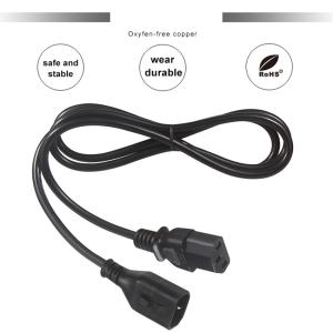 IEC C14 to C13 Power Cord 1.5M 250V 16A for Computer Servers