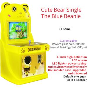 China Adventures Of Little Blue Riding Hood Joystick Game Children'S Rocker Game factory