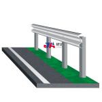 Powder Coated Two Wave Beam Steel Highway Guardrail Prices with Galvanization