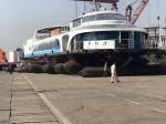 High Glue Ship Launching Airbags Marine Rubber Airbag 24m Long ISO9001