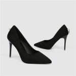 ZM015 8915-2 Fashionable And Simple Stiletto High Heels Suede Shallow Mouth