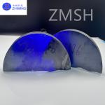 Synthetic Gemstone Royal Blue Moissanite Silicon Carbide SiC Raw Materials High
