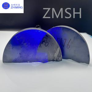China Synthetic Gemstone Royal Blue Moissanite Silicon Carbide SiC Raw Materials High Hardness Customization factory