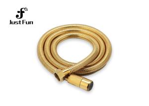 China F1/2 X F1/2 Toilet Shower Hose Golden Plated Good Compression Resistance factory