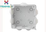 IP65 White Waterproof Junction Box Cable Gland 100 * 100 * 70 Size With PVC
