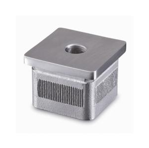 China Square Shape Stainless Steel Handrail End Caps With Corrosion Resistance factory