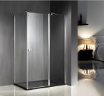 1200x800x6mm Clear Glass Shower Enclosures With Tray , Glass Bathroom Enclosures