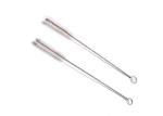 Eco Friendly Tube Cleaning Brush White Nylon Bristle Straw Pipe Cleaning Small